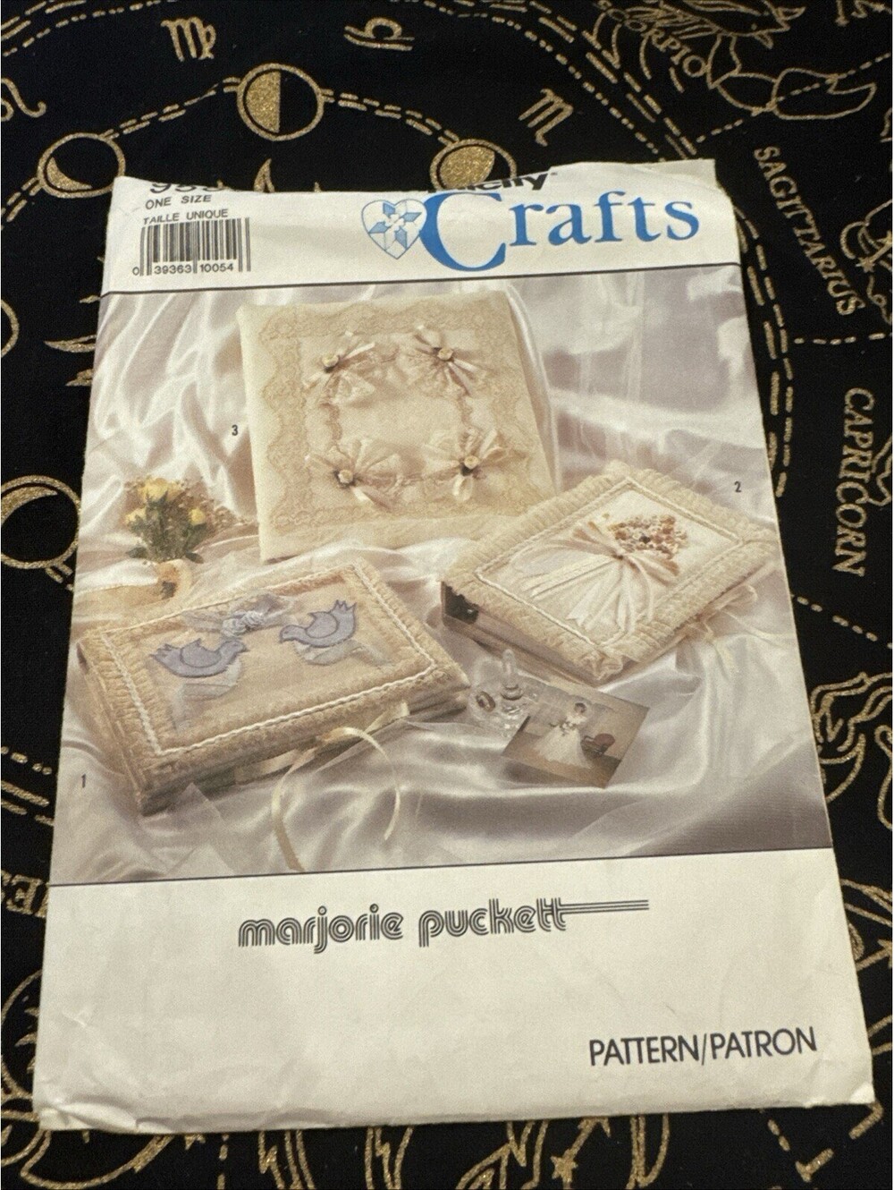 Vtg 1990 Simplicity 9589 Wedding/Bridal Accessories Album Cover Pattern Uncut